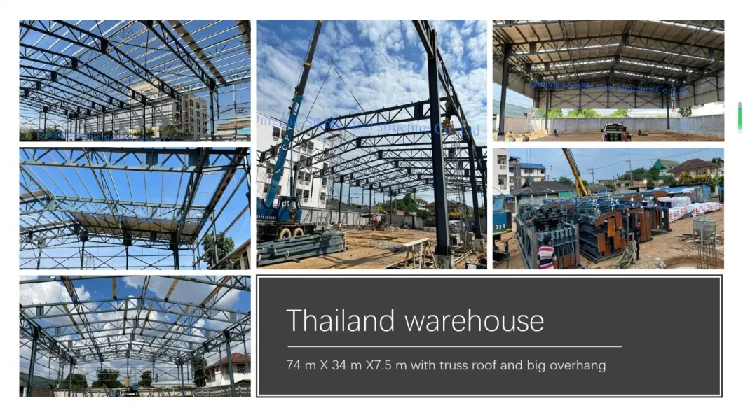 Prefabricated Warehouse Modern Metal Material Steel Structure High Rise Construction Building